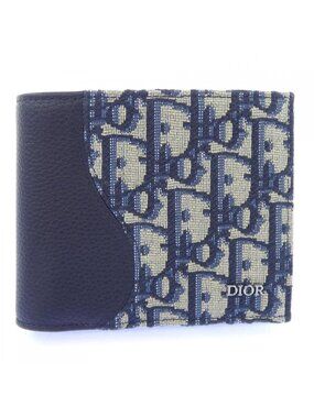 Dior Saddle Wallet Oblique Jacquard